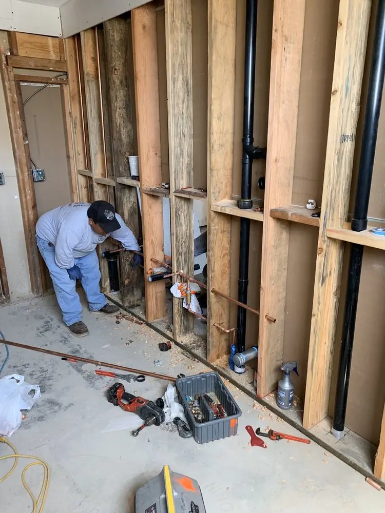 Commercial rough-in plumbing for Water Heater Replacement in Pinewood Forest